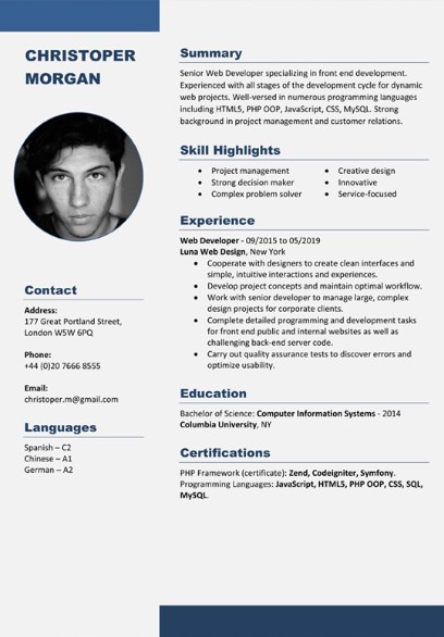 CV Samples